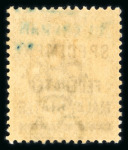 Stamp of Malaysia » Federated Malay States 1900 5c 20 50c Specimen ovpt and Ultramar hs