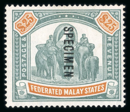 Stamp of Malaysia » Federated Malay States 1900-34 Specimen collection