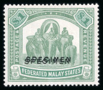 Stamp of Malaysia » Federated Malay States 1900-34 Specimen collection