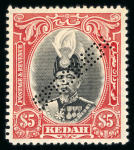 Stamp of Malaysia » Malaysian States » Kedah 1912-37 specimen collection