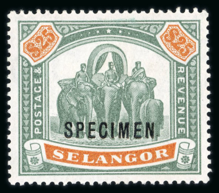 Stamp of Malaysia » Malaysian States » Selangor 1891-1941 accumulation of Specimens