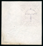 Stamp of Indian States » Cochin 1911-13 1a and Half Purple Imperf marginal proof on