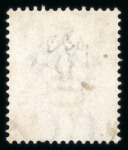 Stamp of British P.O. in Siam (Bangkok) 1882-85 B overprint accumulation