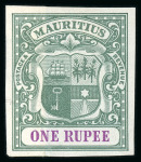 Stamp of Mauritius » 1900-05 Arms Issue (SG 138-155) 1900-05 Arms Issue 1r. imperforate colour trials (5)