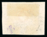 Stamp of Switzerland / Schweiz » Sammlungen 1843-1850, kleine Steckkarte mit 4 Kantonalmarken