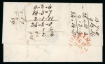 Stamp of Large Lots and Collections A fantastic old time letter collection 1840-1932 (chiefly 1850s) housed in a beautiful classic Schaubek