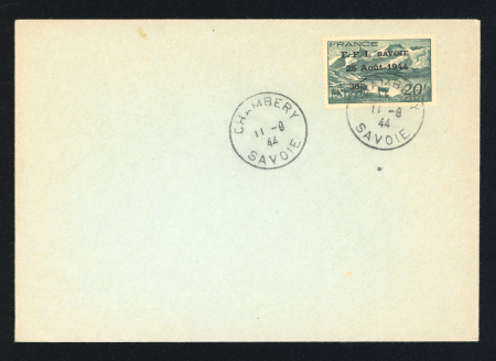 Stamp of France » Libération Chambery (Savoie), Libération, types Blasons et divers,