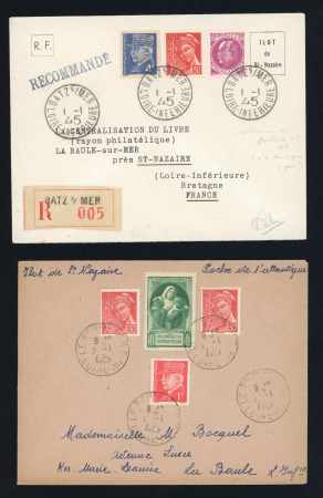 Stamp of France » Libération Saint-Nazaire (Bretagne), Libération, superbe ensemble