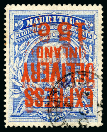 Stamp of Mauritius » Express Delivery Stamps Express delivery 1903-04 surcharged in one operation