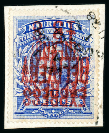 Stamp of Mauritius » Express Delivery Stamps Express delivery 1903-04 surcharged in one operation