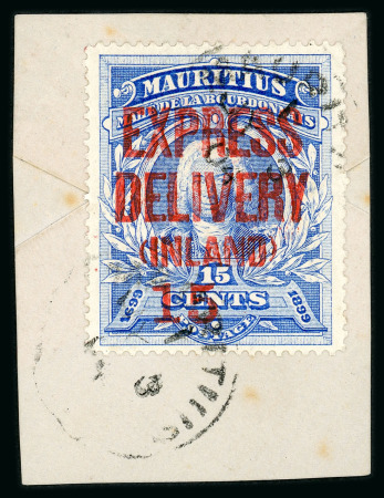 Stamp of Mauritius » Express Delivery Stamps Express delivery 1903-04 surcharged in one operation