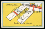 Stamp of Colombia 1920, exceptional selection of the Air Post stamps issued by Compania Colombiana de Navegacion Aerea (CCNA) in 1920