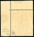 Stamp of Malaysia » Straits Settlements 1921-33 $500 purple and orange-brown top right corner marginal single with control number "1", showing an early state of the broken scroll variety, mint n.h.