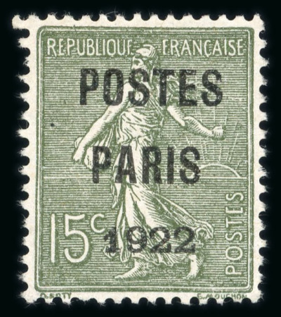 Stamp of France » Préoblitérés 1920-1922, sur 2 pages, collection/accumulation de