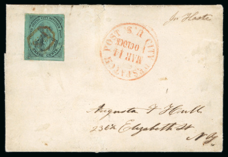 Stamp of United States » Carrier Issues 1842 N.Y. City Despatch cover