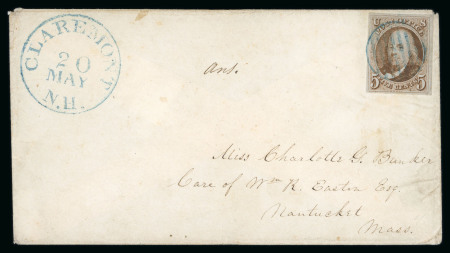 Stamp of United States » 1847 Issue 1847 5c Franklin cover