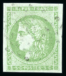 Stamp of France » Collections 1870-1871, sur une plaquette, ensemble de 78 timbres
