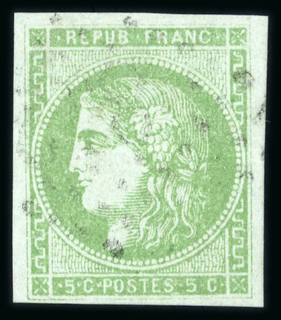 Stamp of France » Collections 1870-1871, sur une plaquette, ensemble de 78 timbres