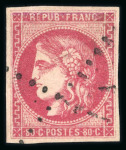 Stamp of France » Collections 1870-1871, sur une plaquette, ensemble de 78 timbres