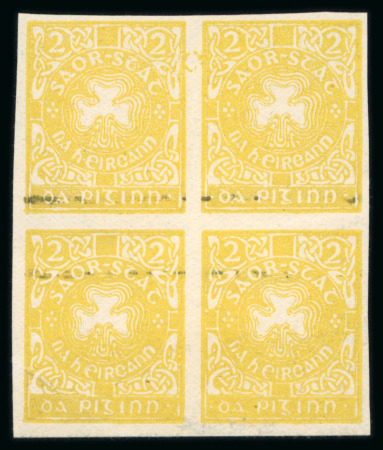 Stamp of Ireland » Essays & Proofs (E1-E167) 1922 Irish White Cross (1d) green and black, mint nh