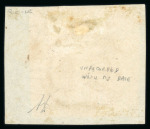 Stamp of Brazil » 1843 Bull's Eyes 1843 60r very wide-margined example showing dividing lines at top, on small piece tied by small circular red "VILLA DO RIO DE CONTAS"
