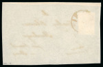 Stamp of Poland » Poland 1858-1860 Russia Used In Poland (1st Period) 1857 10k arms issue imperforated, a very fine example
