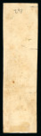 Stamp of Greece » Large Hermes Heads » 1870 Special Print ("hard" method of printing) 1 Lep reddish brown, vertical strip of 3 with part original gum
