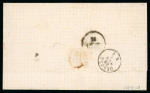 Stamp of Portugal 1867, two very attractive covers from Lisboa to Genova covers in superb condition