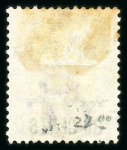 Stamp of Mauritius » 1883-91 Surcharges, Arms & Jubilee Issues (SG 112-35, 137) 1891 "Two Cents" on 38c. on 9d. pale violet, variety