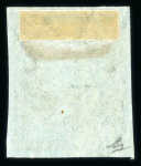 Stamp of Cuba 1855 1r green, good margins, cancelled by blue "ARROYO" handstamp