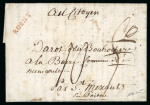 Stamp of France » Lettres Classiques 1796, Marque linéaire en rouge de Rosny (19mm) sur