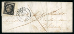Stamp of France » Lettres Classiques 1849, Lettre Cérès Y&T n°3 grille cad T14 de Liposthey (Landes)