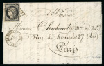 Stamp of France » Type Cérès de 1849-1850 1849, Rare cad de La Guillotière (Lyon) sur lettre Y&T n°3