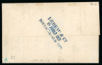 Stamp of France » Lettres Classiques 1871, Bordeaux n°47b brun-noir oblitéré GC 549 sur lettre pour Londres