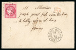 Stamp of France » Lettres Classiques 1871, Lettre affranchie n°49 oblitéré ancre + cad Buenos-Ayres (Argentine)