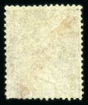 Stamp of Mauritius » 1860-72 De La Rue Issues (SG 46-72) 1860-63 6d. slate, unused without gum,  handstamped