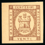 Stamp of Italy » Italy and Areas Collections and Lots Italy 1870-90s Municipal Post Fiscals