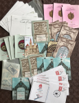 Stamp of France » Collections 1870-1990, carton avec accumulation de France majoritairement,
