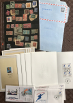 Stamp of France » Collections 1870-1990, carton avec accumulation de France majoritairement,