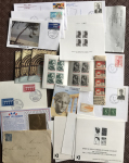 Stamp of France » Collections 1870-1990, carton avec accumulation de France majoritairement,