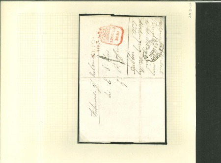 Stamp of Ireland » Pre-Stamp Postal History » Independant Post Office Period - 1784-1831 1826–1839 One Penny Post Handstamps – Exceptional Specialized Study. An attractive and well-researched study of the hand-struck “1” markings, illustrating the wide range of types from the simple “1” in varying sizes and 