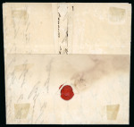 Stamp of Great Britain » 1840 1d Black and 2d Blue "May Dates" 1840 (May 19) entire from London to Norwich with 1840 1d black