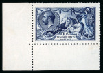 Stamp of Great Britain » King George V » 1913-19 Seahorse Issues 1913 Waterlow 10s indigo mint n.h. corner marginal