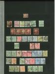 Stamp of British Empire General Collections and Lots 4 stockbooks with Europe, Caribic, Canada and areas