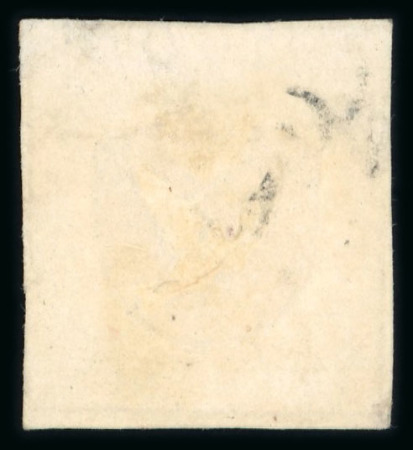 1845, Basler Taube in der 1. lebhaftblauen Auflage