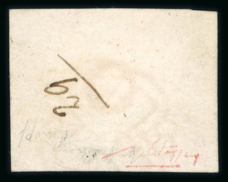 1849, Waadt 4, farbfrisch, allseits überrandig geschnitten