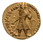 Stamp of Coins » Kushan Kushanas, Kanishka I, c. 127-152 AD, AV dinar 7.93 g. Nana