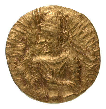 Kushanas, Huvishka, c. 151-192, AV dinar, 7.95 g. Oesho
