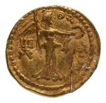 Stamp of Coins » Kushan Kushanas, Huvishka, c. 151-192, AV dinar, 7.78 g. Oaninda