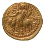 Stamp of Coins » Kushan Kushanas, Vasudeva I, c. 190-230, AV dinar, 7.83 g. Oesho Bull